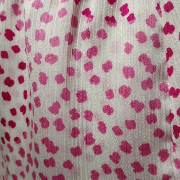 EXPRESS PINK|WHITE HALTER STYLE MAXI DRESS WITH RUFFLE WRAP SKIRT WOMEN SIZE XL - Picture 7 of 9